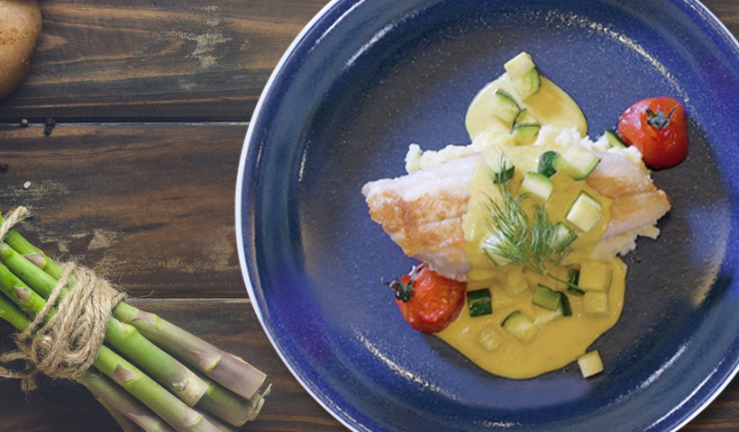 ドーバーソールのソテー カレーバターソース オランダ