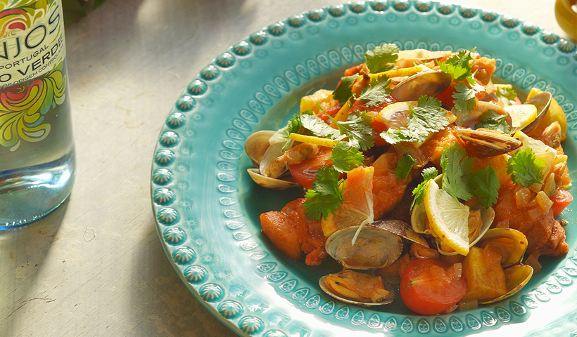 アサリと豚肉のアレンテージョ ポルトガル