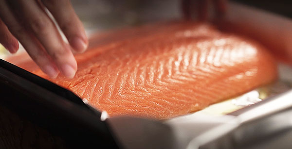 作り方 オリーブオイル適量を塗ったアルミホイルに2を乗せる。