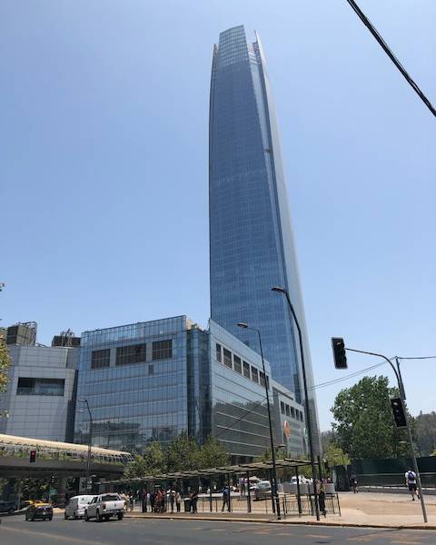 首都サンチャゴ中心部